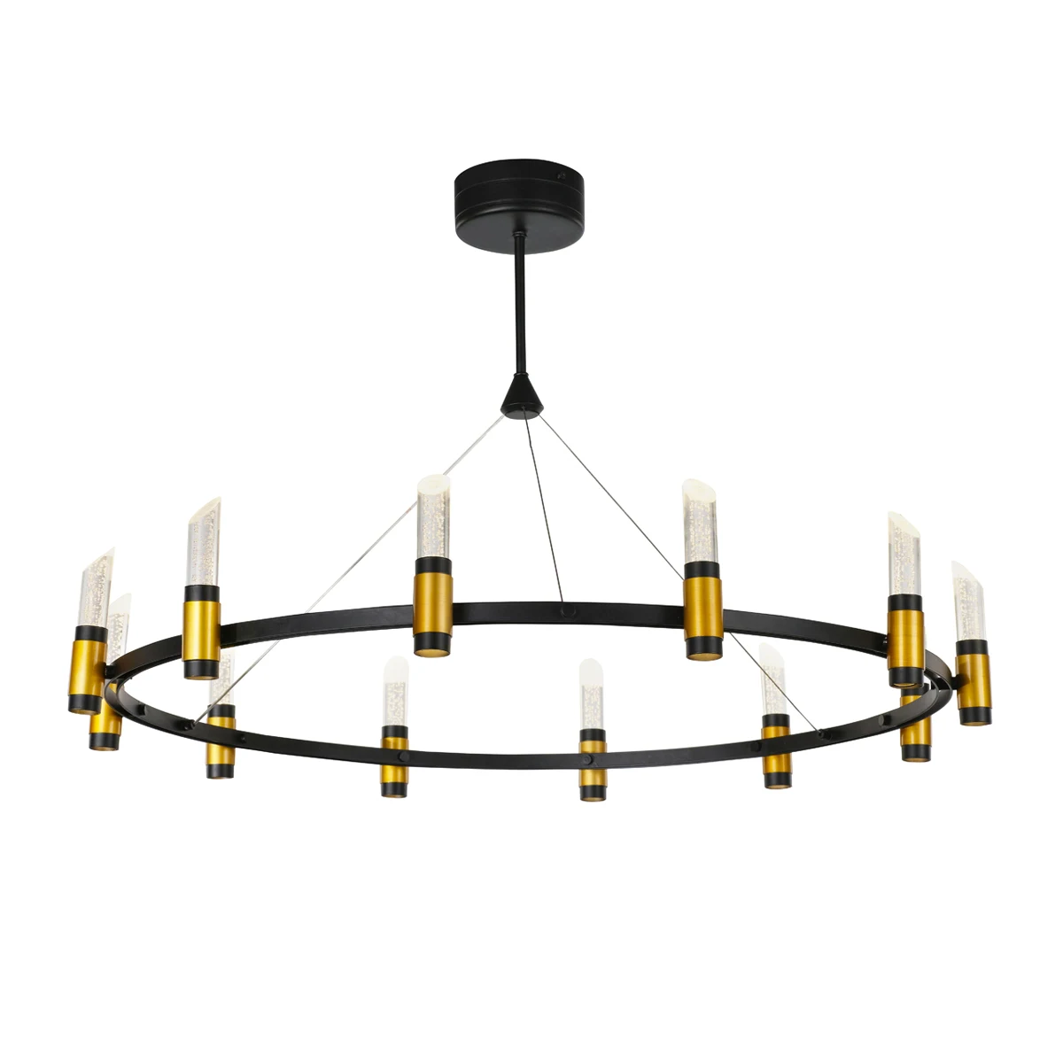 Подвесная люстра Delight Collection MD18001040 MD18001040-12A black/gold