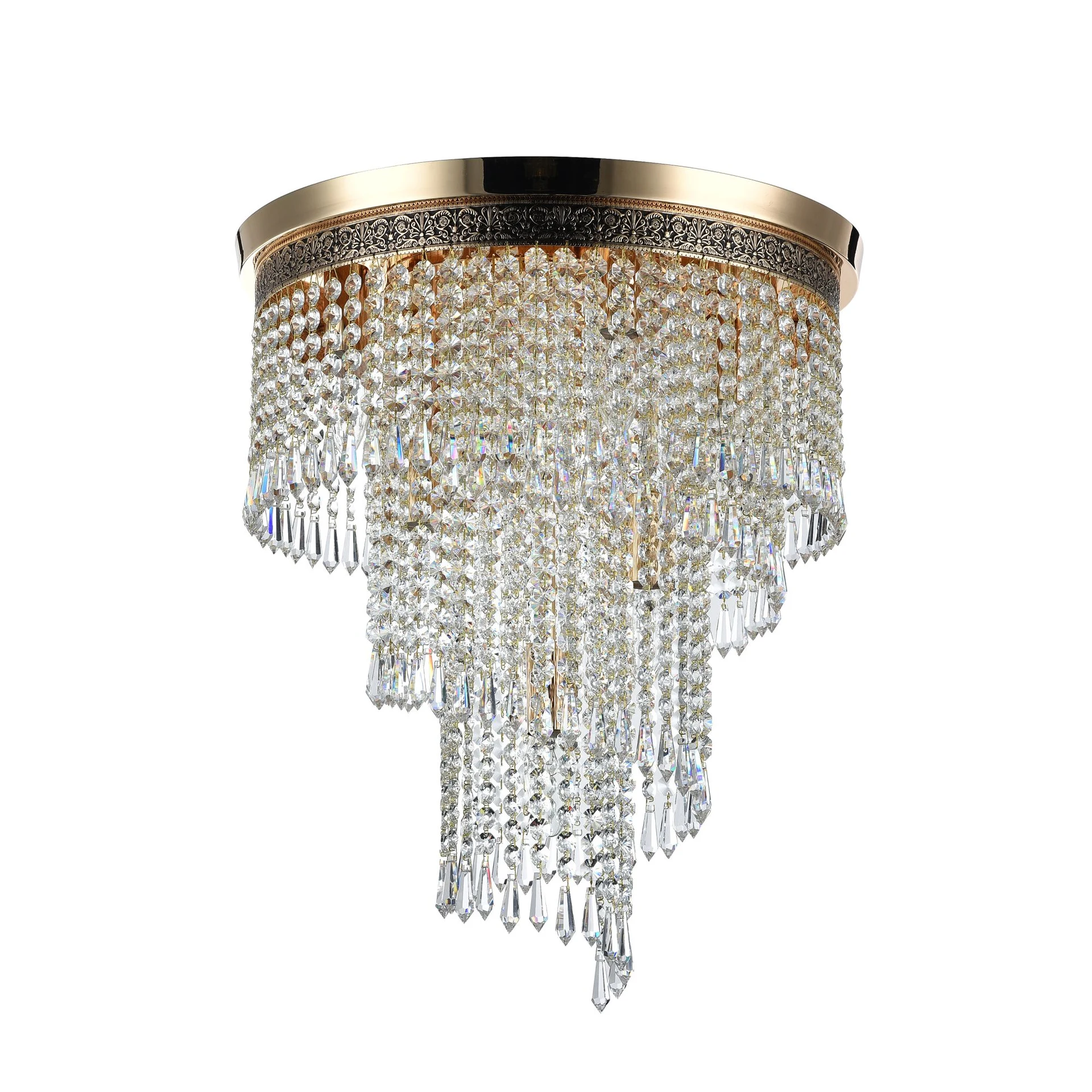 Люстра каскад Cascade T522-PT40x50-G Maytoni