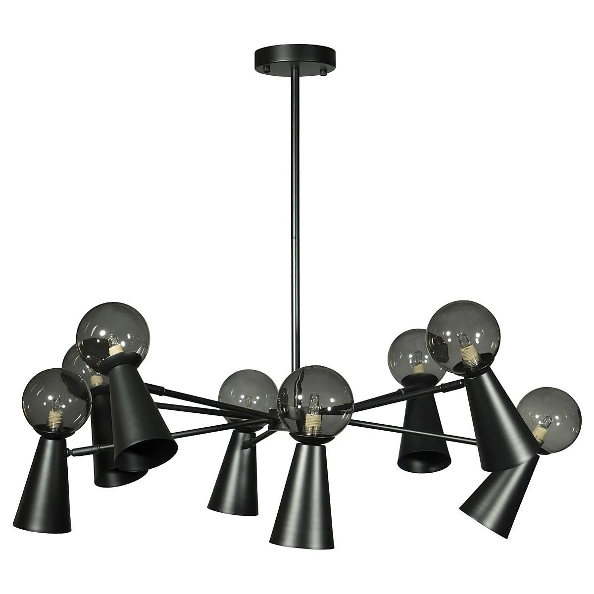 Люстра на штанге Loft It Halley 10046/8 Black