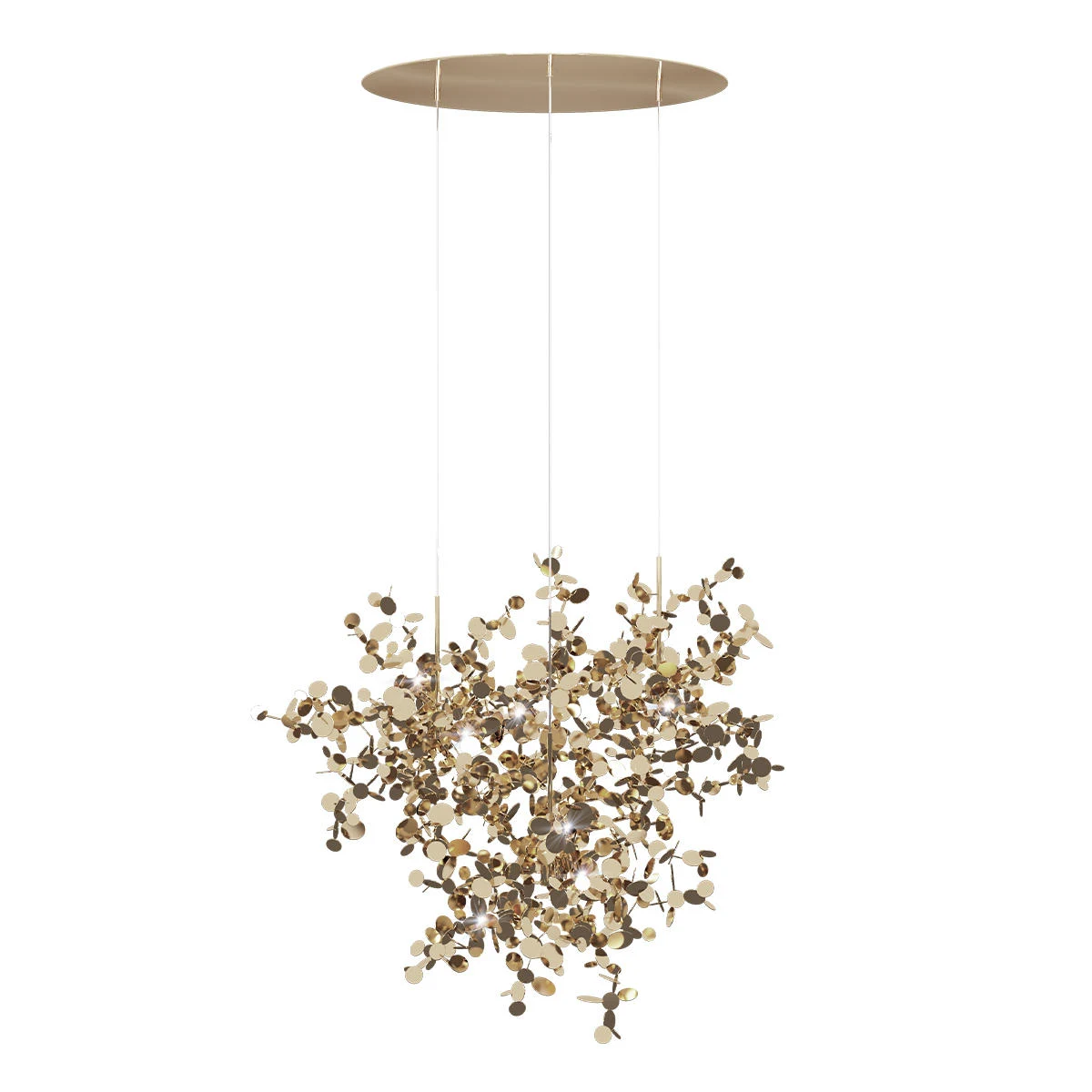 Подвесная люстра Spark Loft It 10101/3 Gold