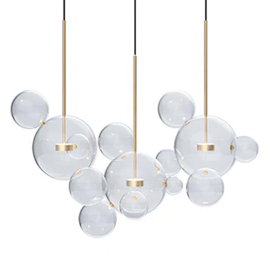 Подвесная люстра Delight Collection Bubbles KG0943P-3 gold