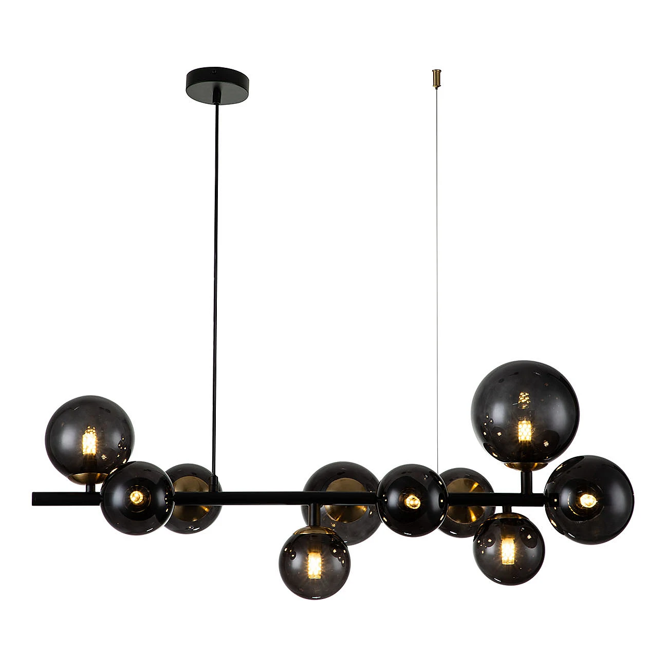 Подвесная люстра Indigo Molecola 11018/10P Black V000196