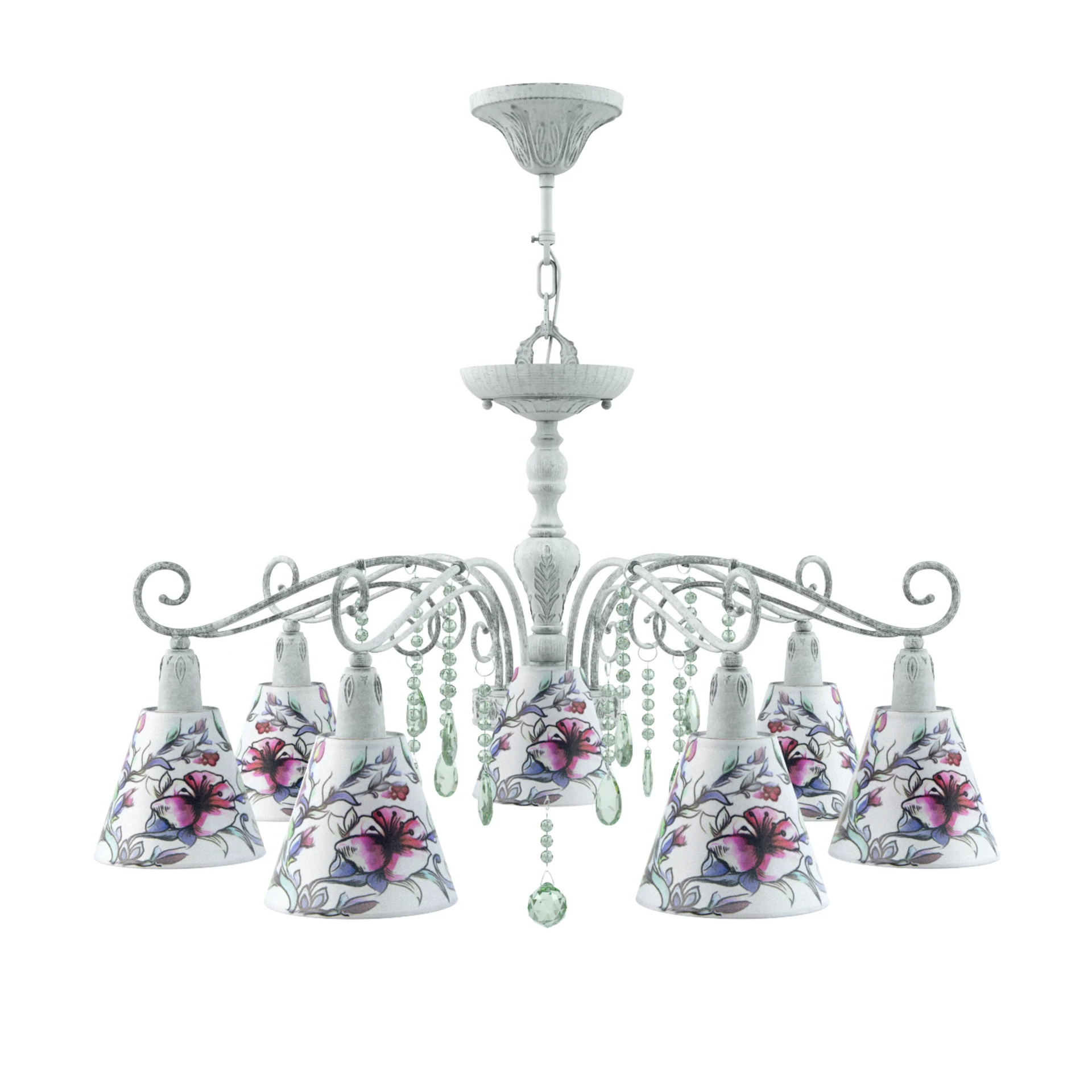 Подвесная люстра Maytoni Provence 18 E4-07-G-LMP-O-13-CRL-E4-07-GR-DN