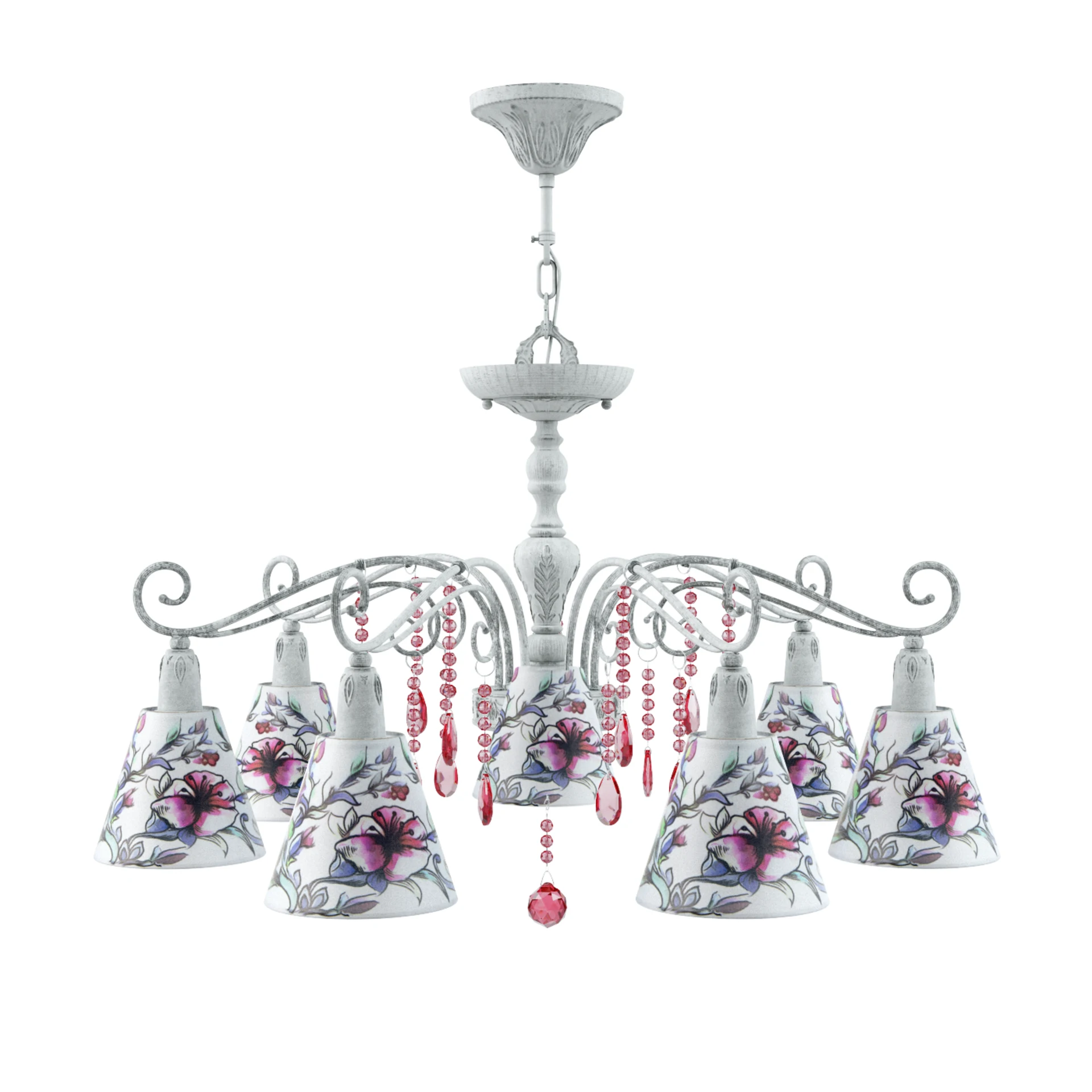 Подвесная люстра Maytoni Provence 18 E4-07-G-LMP-O-13-CRL-E4-07-PK-DN