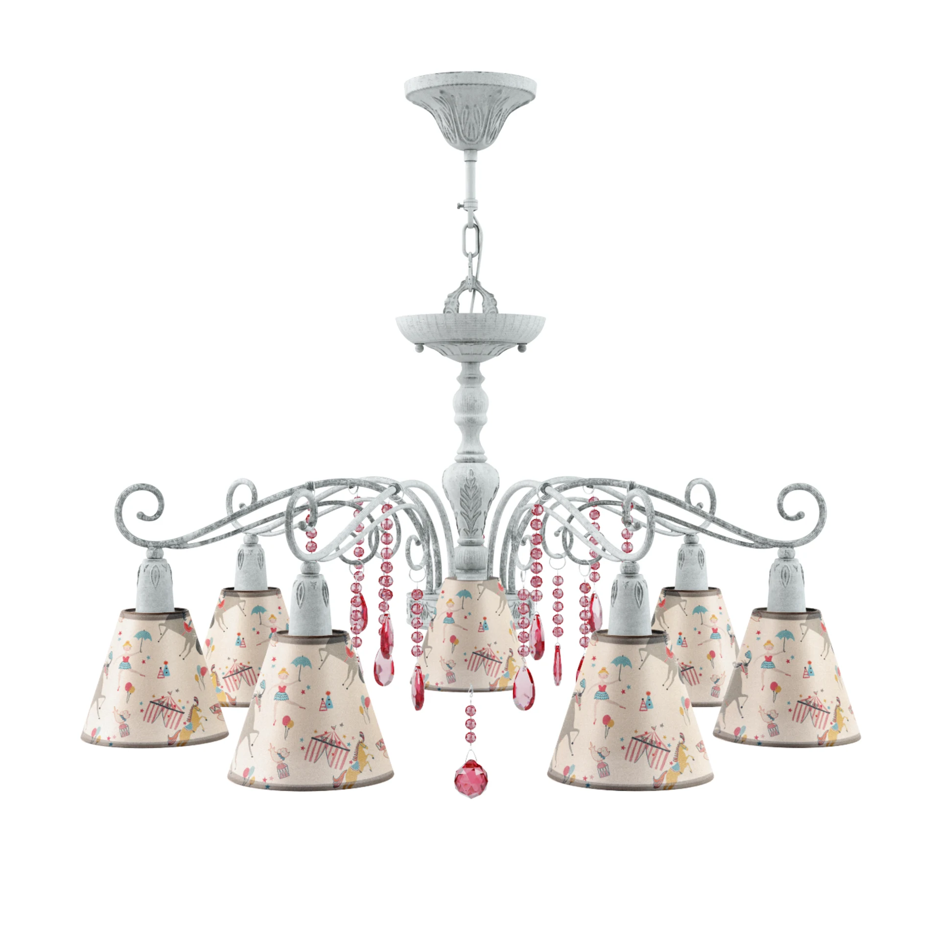 Подвесная люстра Maytoni Provence 16 E4-07-G-LMP-O-14-CRL-E4-07-PK-DN