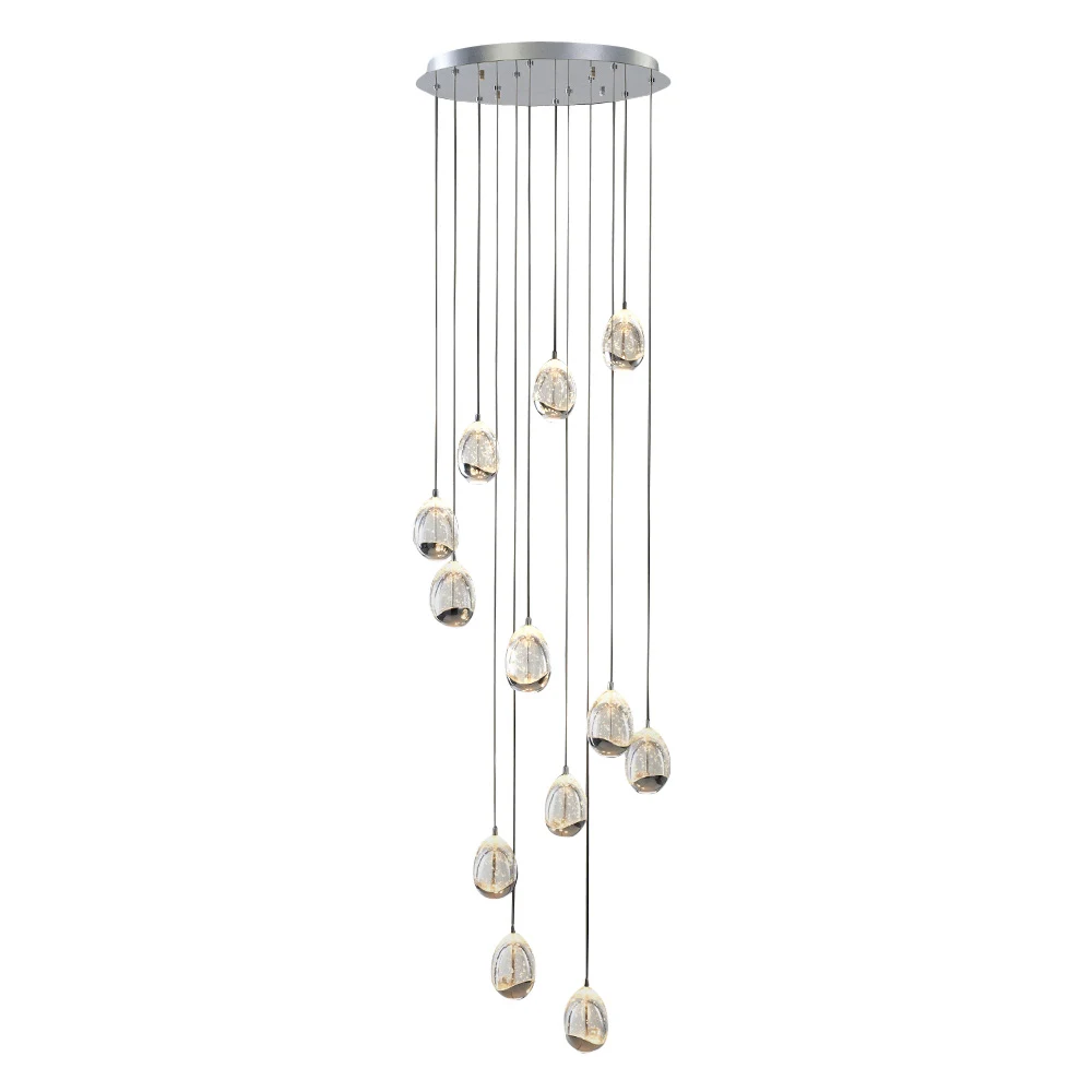 Люстра каскадная Delight Collection Terrene MD13003023-12A chrome
