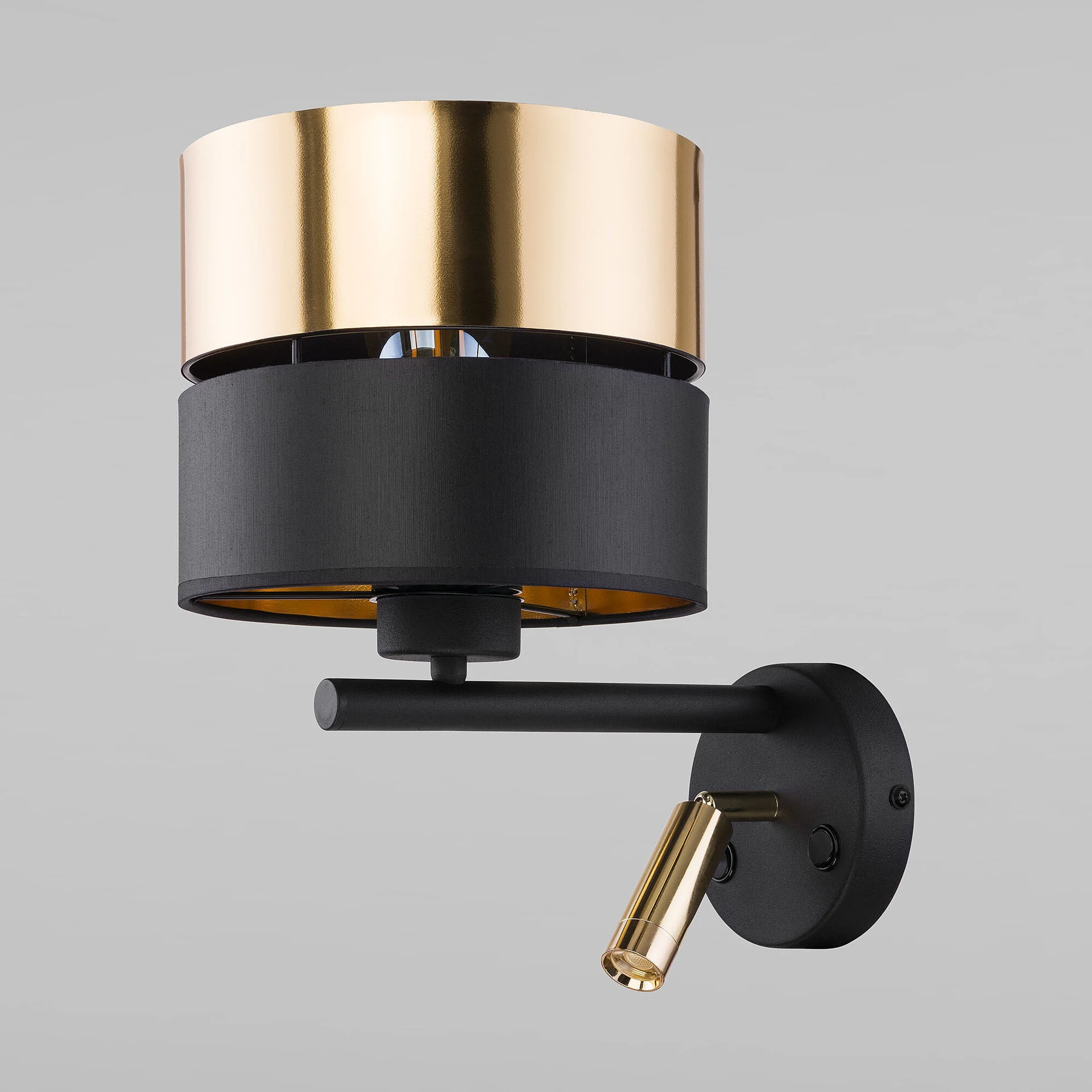 Настенное бра TK Lighting Hilton 2579 Hilton Black Gold