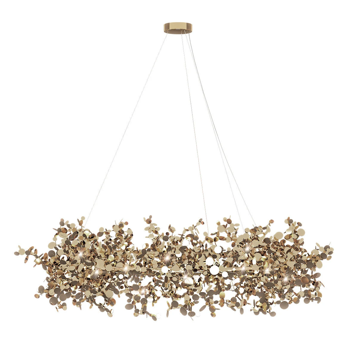 10101/800 Gold Подвесная люстра LOFT IT Spark