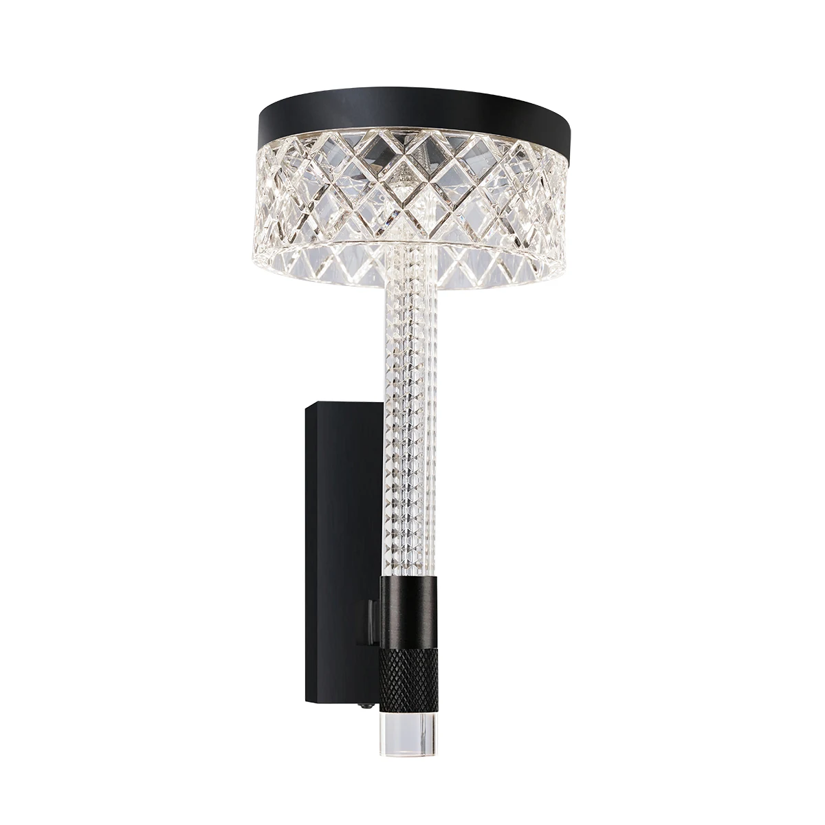 Настенное бра Delight Collection Diamond cut MB21020075-1A matt black