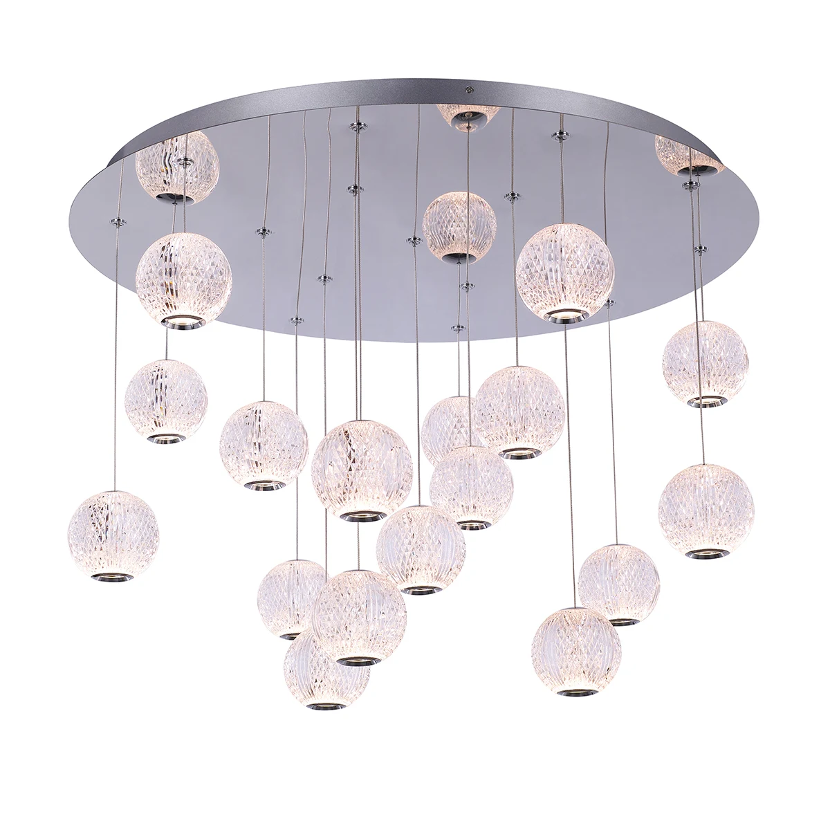 Подвесная люстра Delight Collection Elliot Diamante MD20001012-17A chrome
