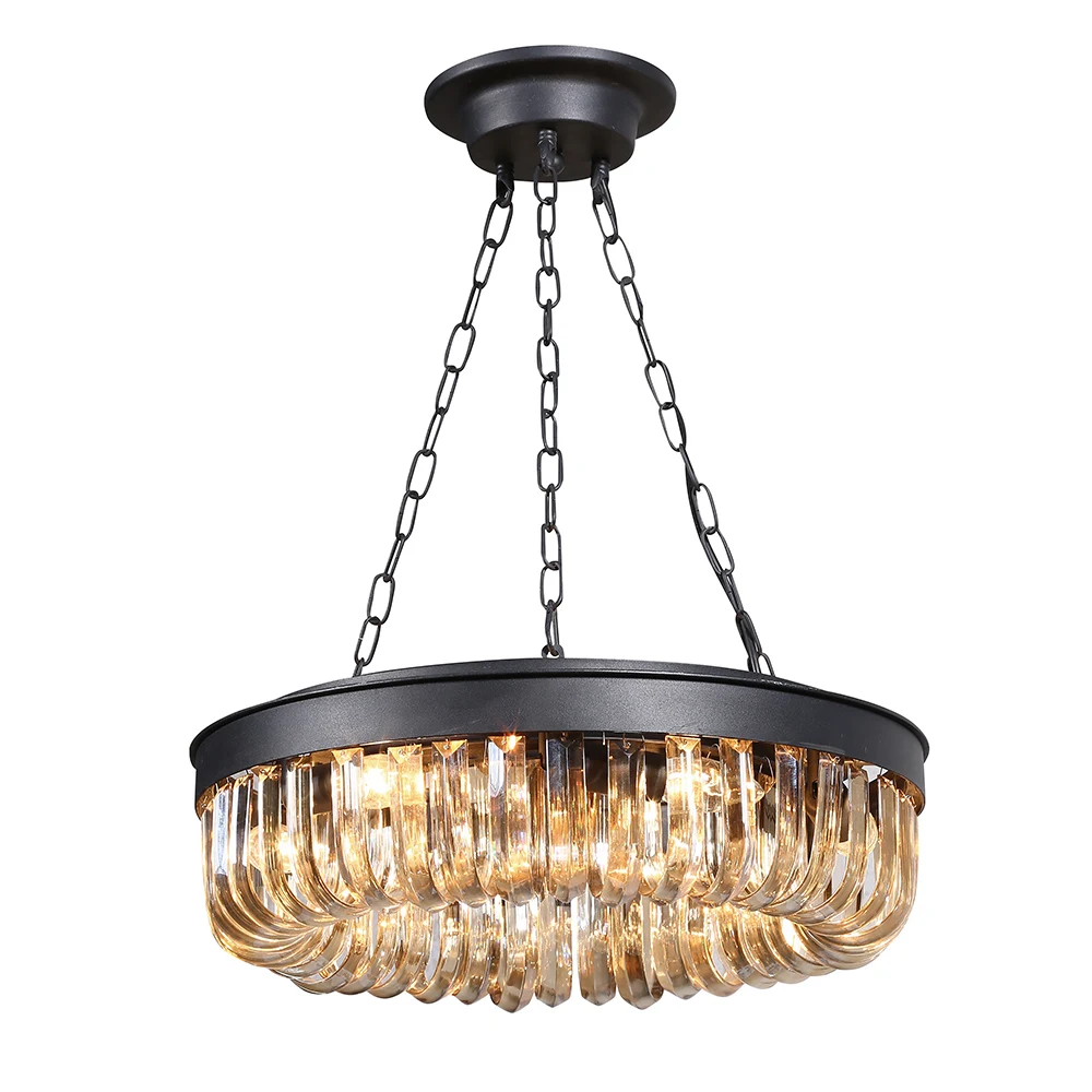 Подвесная люстра Delight Collection Crystal Black KR0295P-5 black