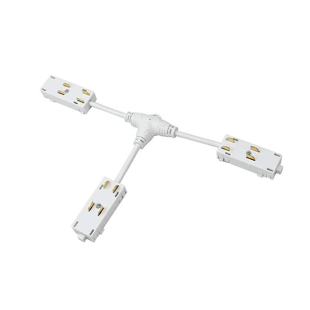 Гибкий Т-коннектор трека SMART Denkirs TR2115-WH