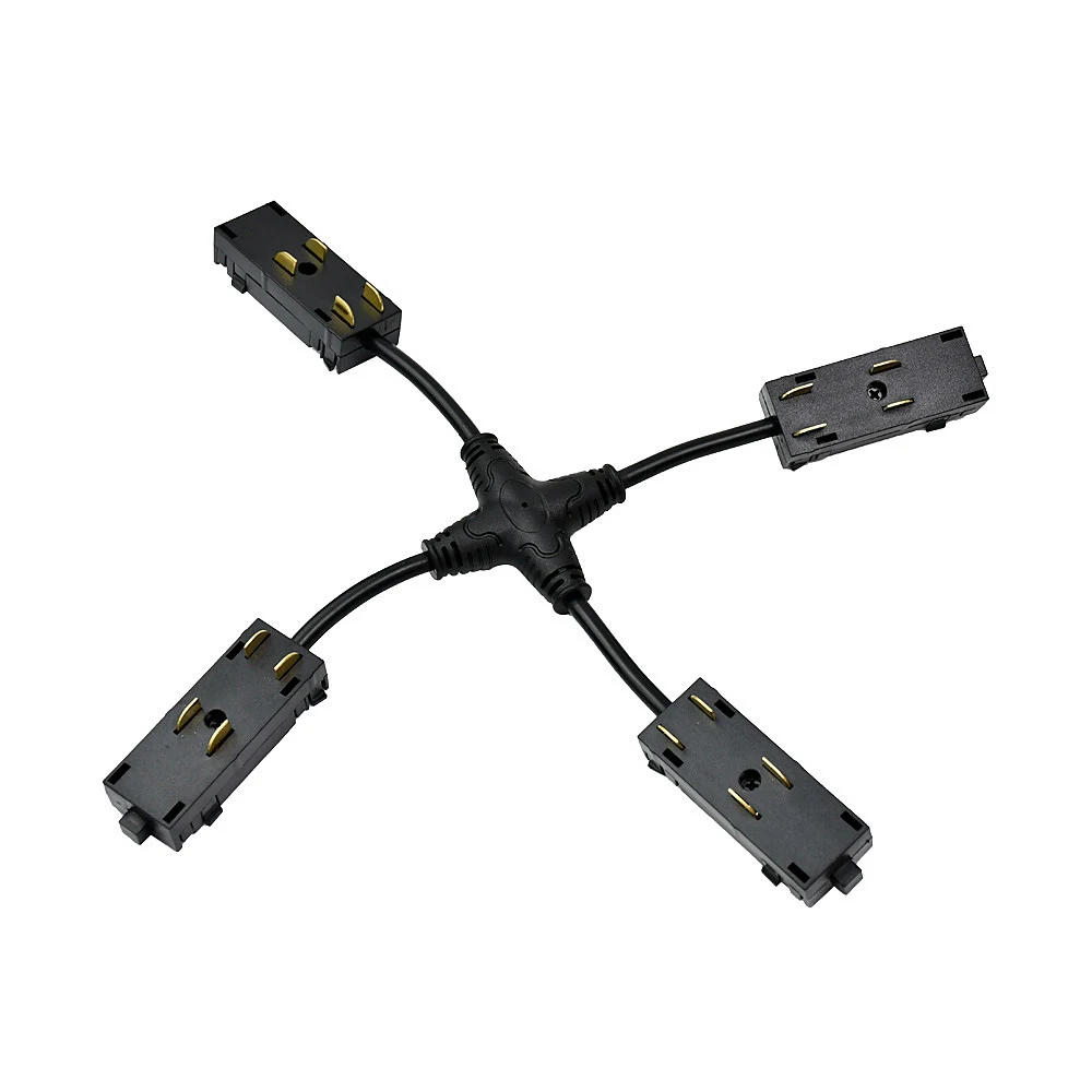 Гибкий Х-коннектор трека SMART Denkirs TR2116-BK