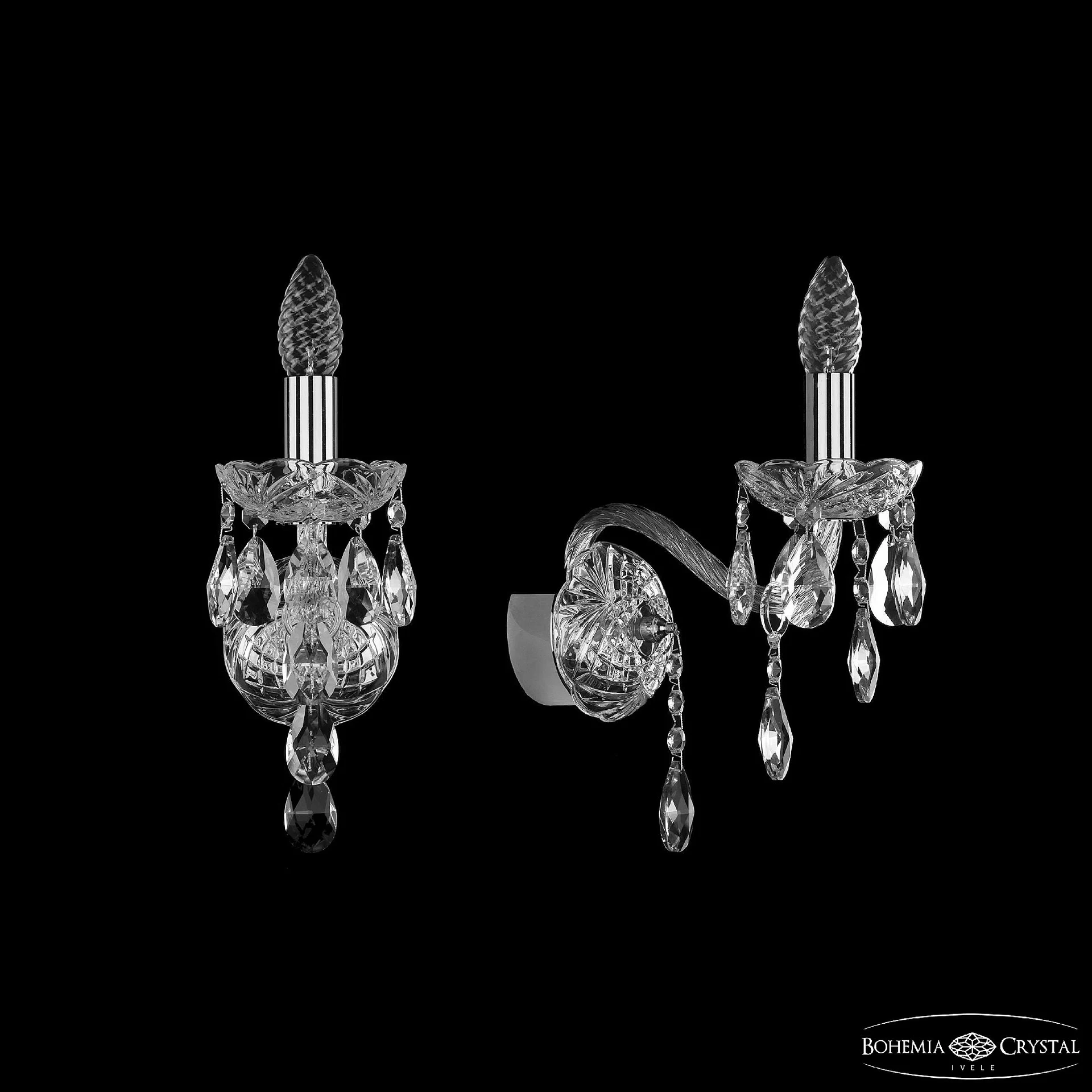 Настенное бра Bohemia 1415 1415B/1/165 Ni