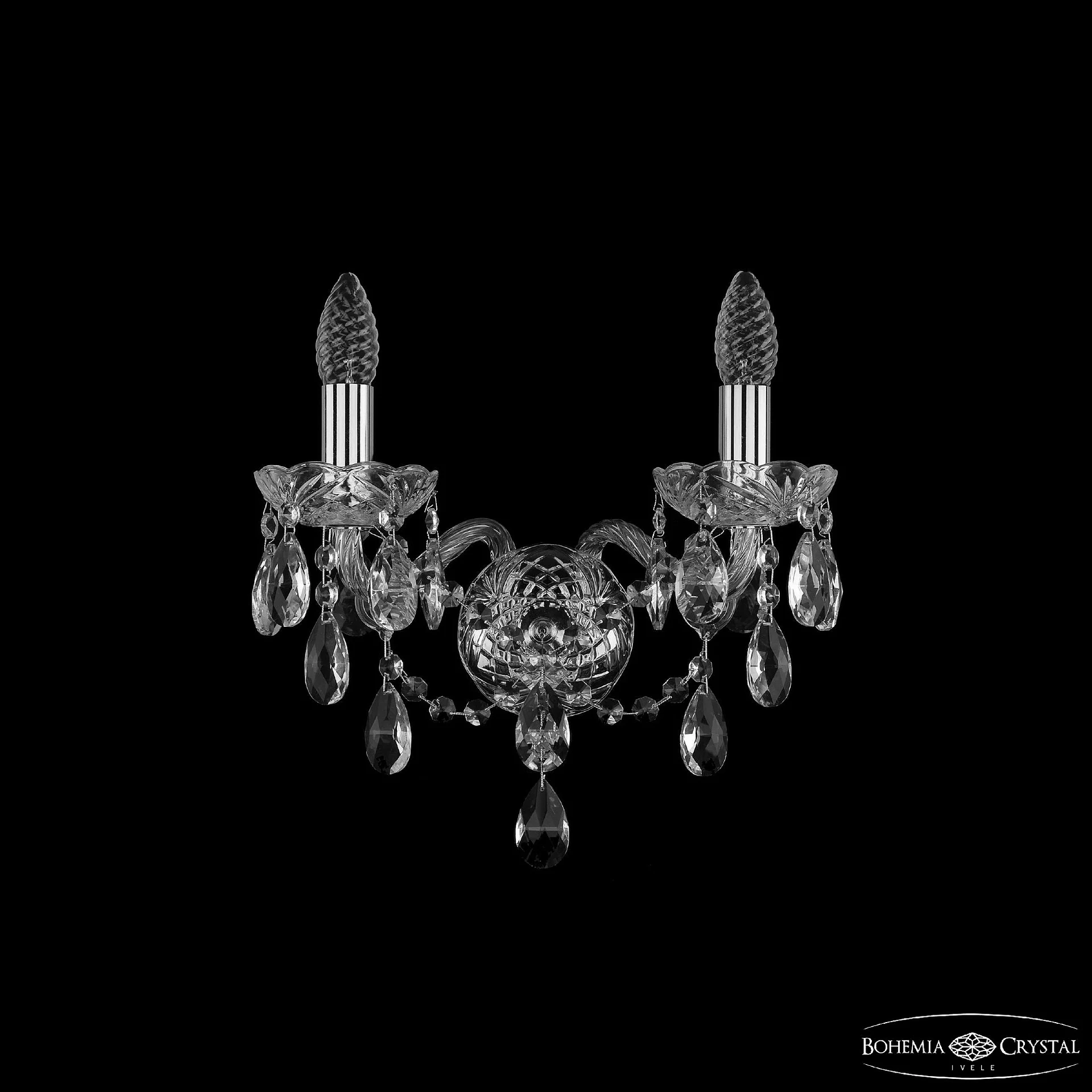 Настенное бра Bohemia 1415 1415B/2/141 Ni