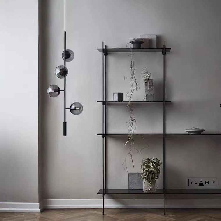 Светильник подвесной iLamp Artis 8149P/4B BK-SM