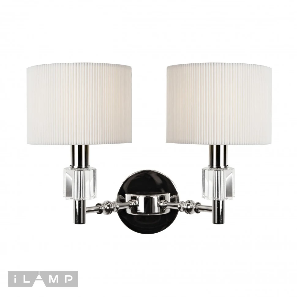 Настенное бра iLamp Alexa W2404-2 Nickel