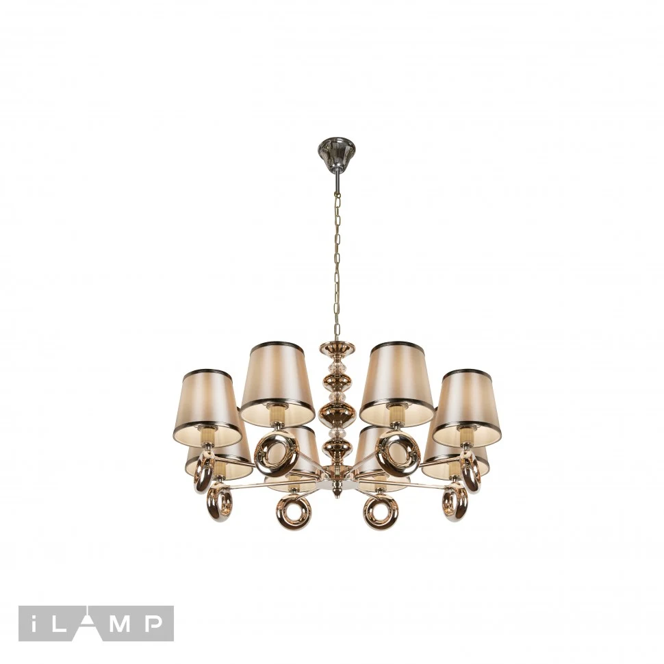Люстра подвесная Brooklyn iLamp P2401-8 Nickel