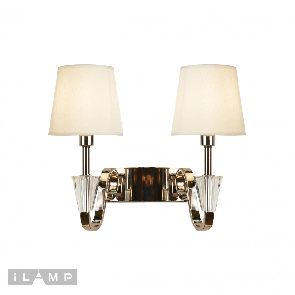 Настенное бра iLamp Alesti W2424-2 Nickel