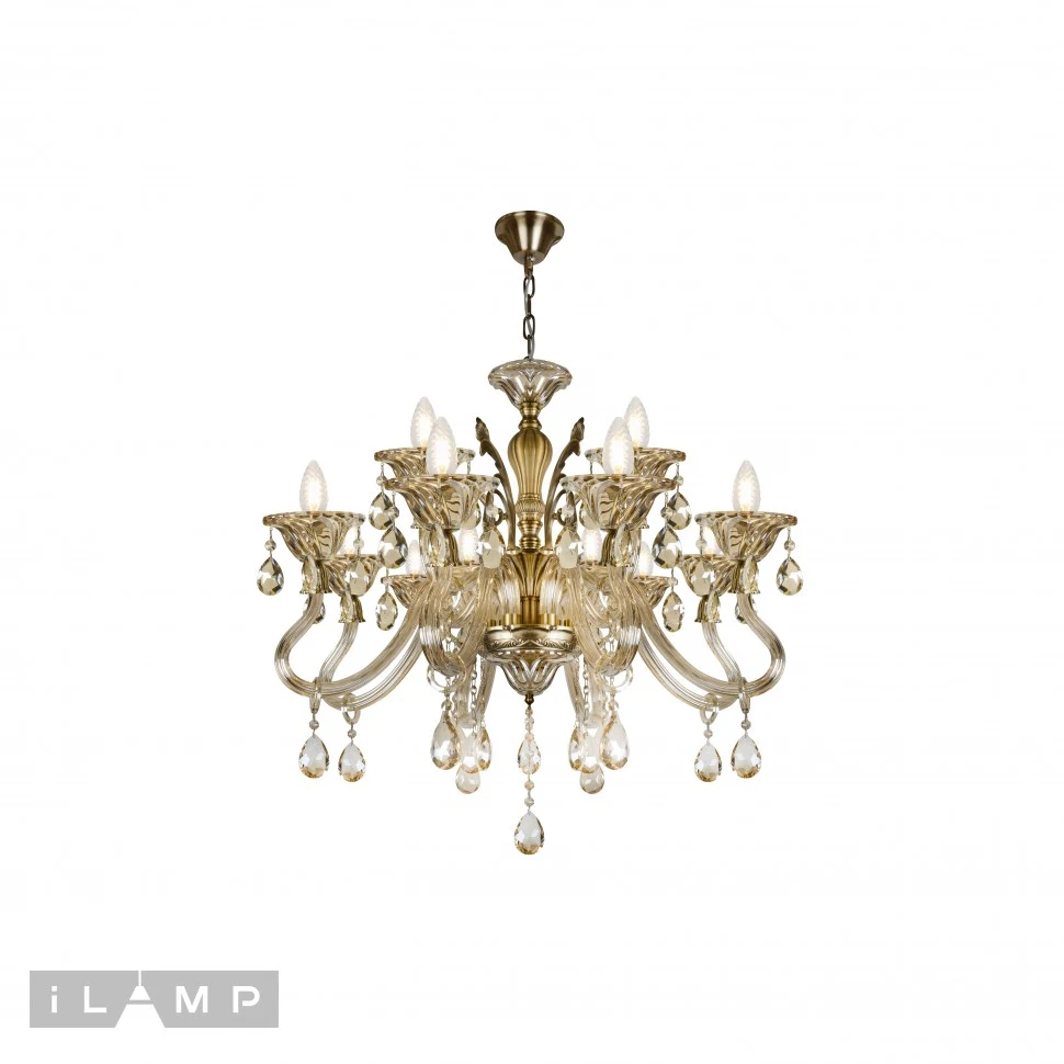 Люстра подвесная Asia iLamp 61082-8+4 BR