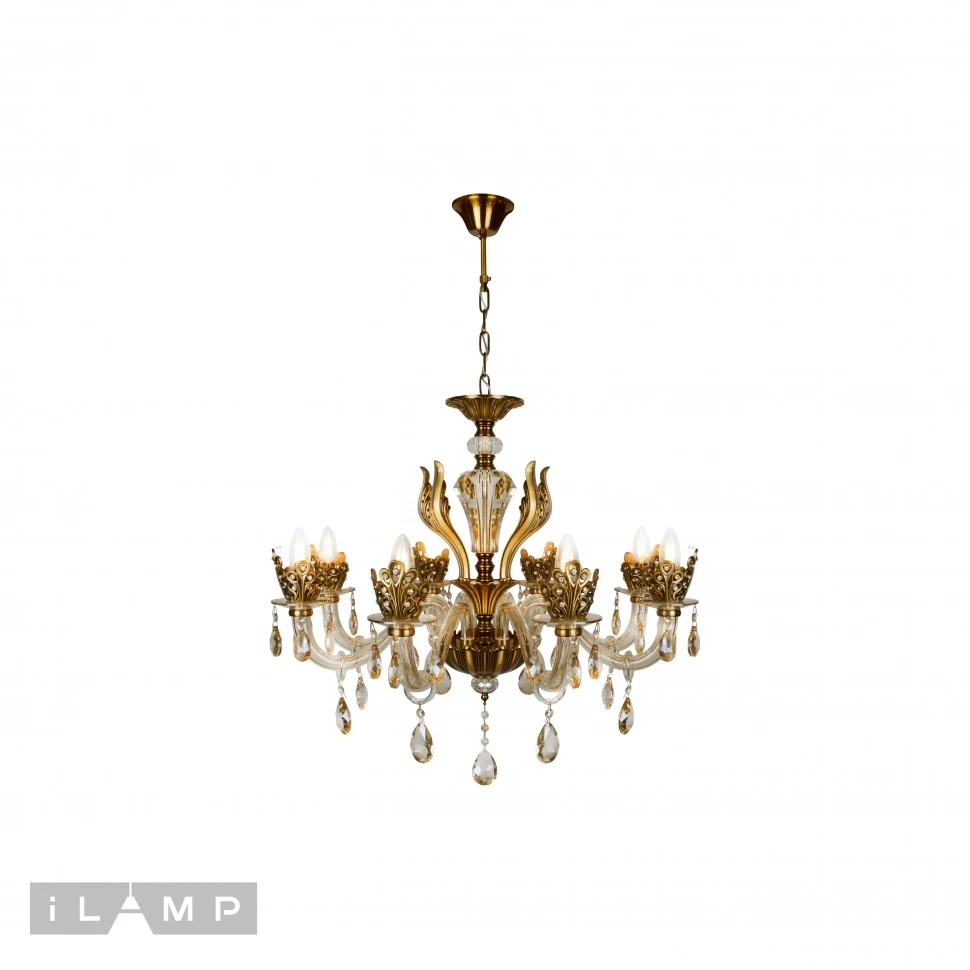 Люстра подвесная Asia iLamp 61078-8 BR