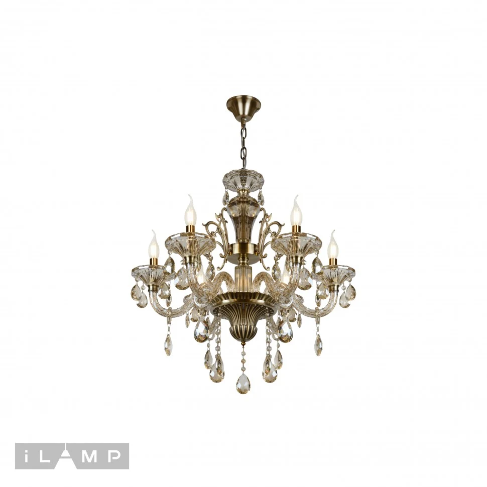 Люстра подвесная Asia iLamp 61079-6 BR