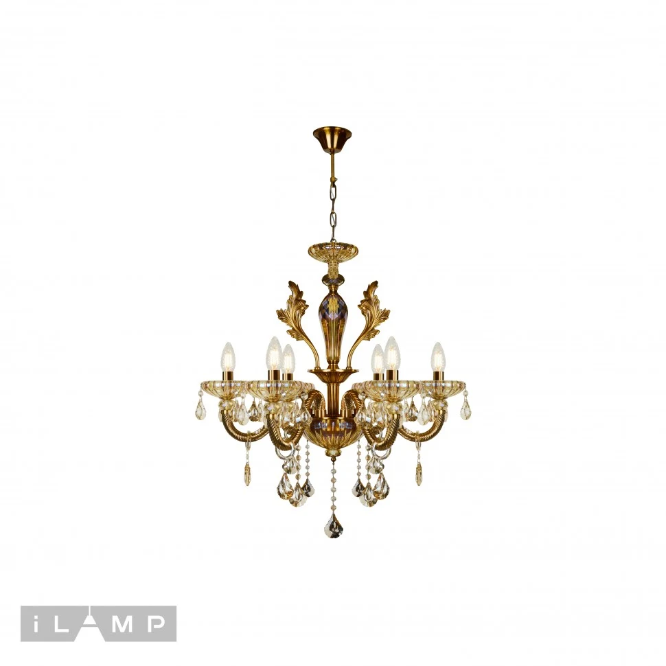 Люстра подвесная Asia iLamp 81069-6 BR