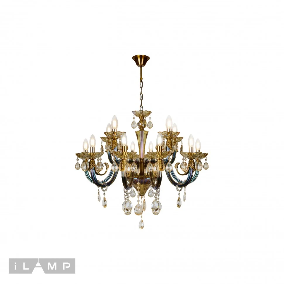 Люстра подвесная Asia iLamp 61081-8+4 BR