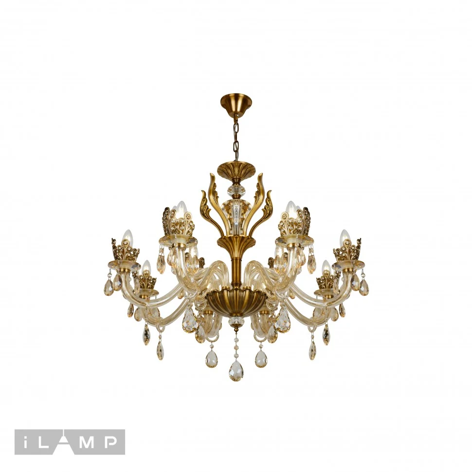 Люстра подвесная Asia iLamp 61078-8+4 BR