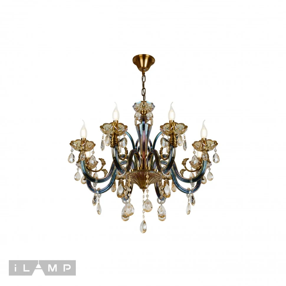 Люстра подвесная Asia iLamp 61081-8 BR