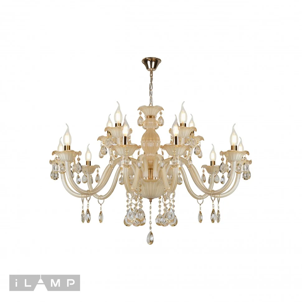 Люстра подвесная Asia iLamp 81072-10+5 WH