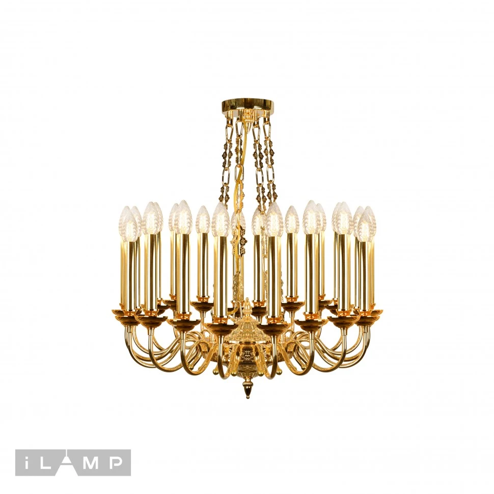 Люстра подвесная Louvre iLamp MD8551-20 GD