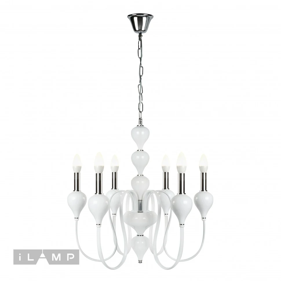 Люстра подвесная Lady iLamp 88003-6 WH