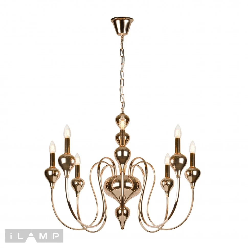 Люстра подвесная Lady iLamp 88003-8 GD
