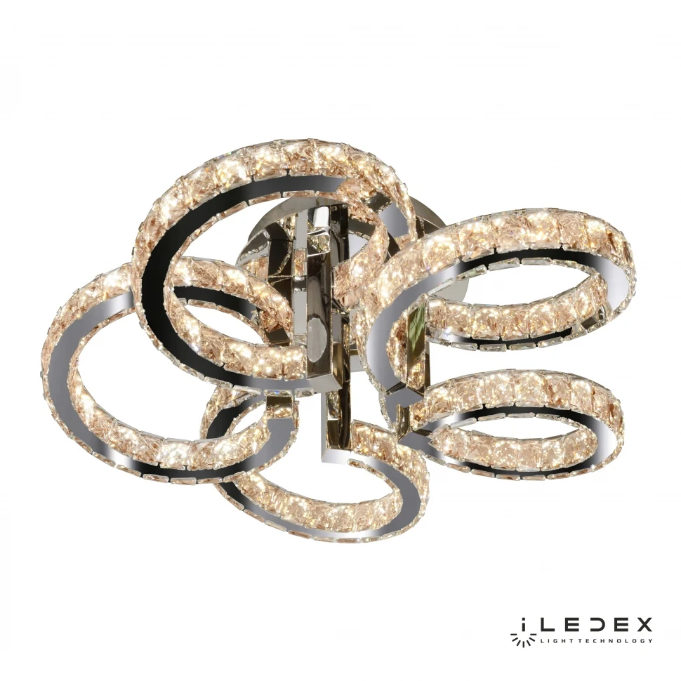 Потолочная люстра ILedex Crystal ice 16148/5 CR