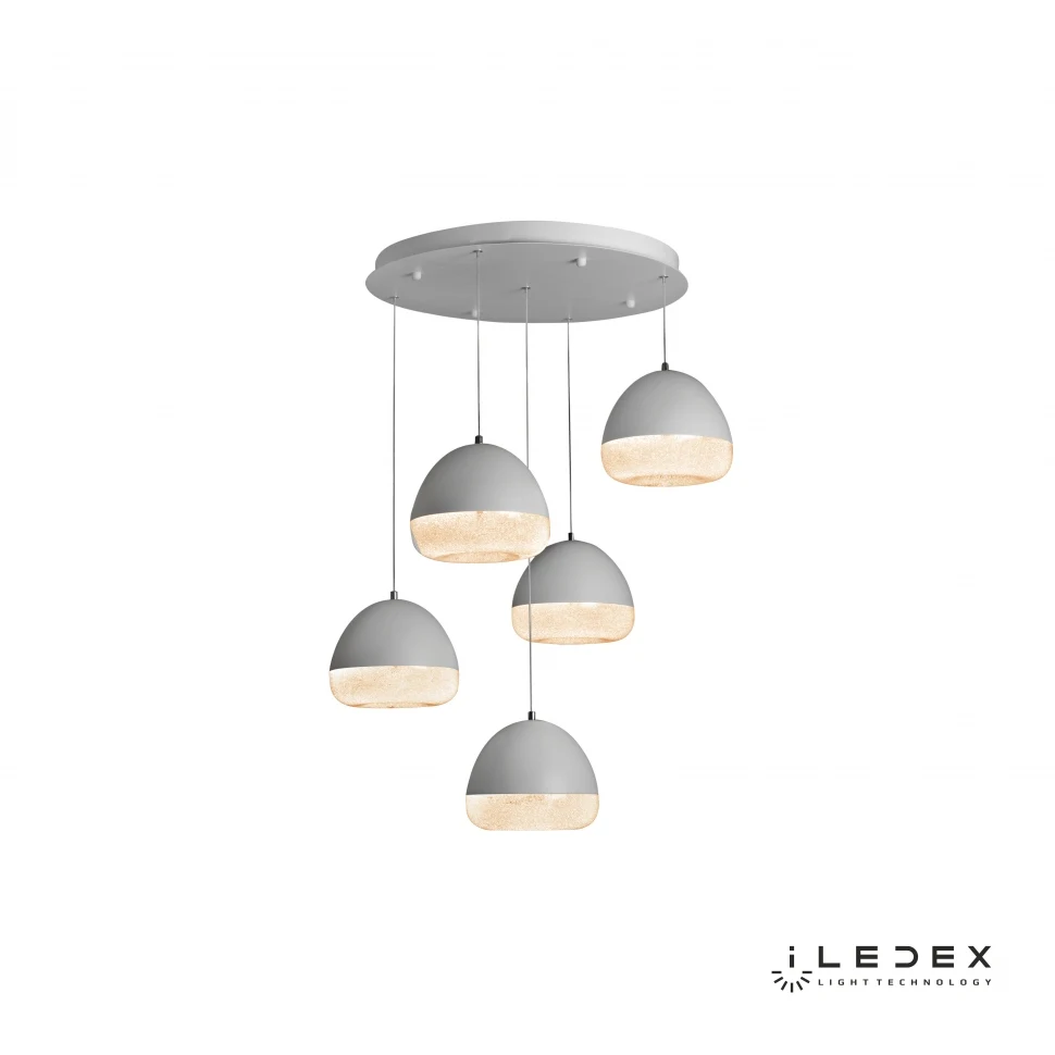 Светильник подвесной ILedex Flake WLD8885-5Y WH