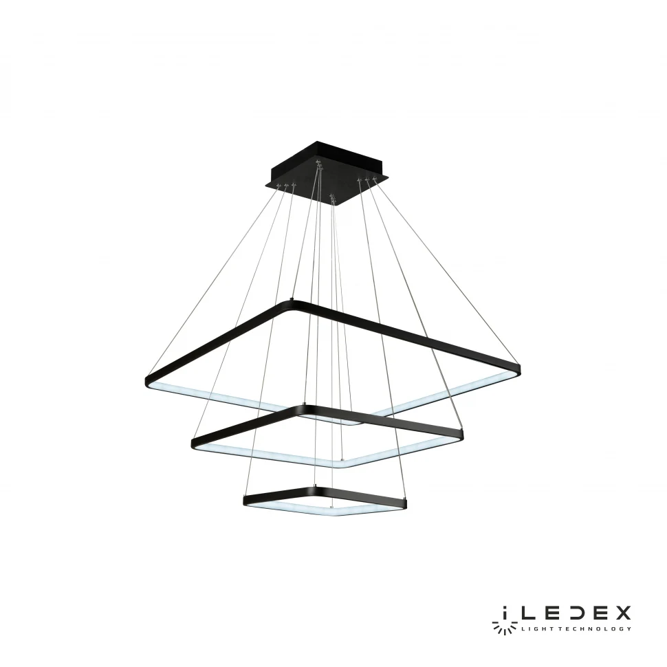 Подвесная люстра ILedex Venus 8153-700+500+300-D-T BK