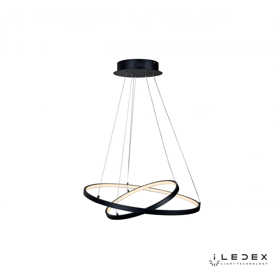 Подвесная люстра ILedex Axis D098-2 (600x400) BK