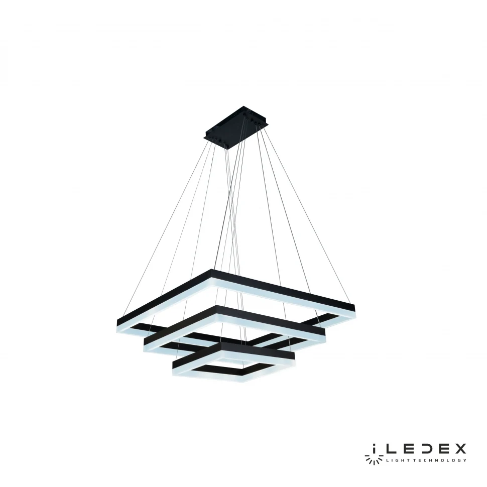 Подвесная люстра ILedex Twins D0319-3 (400x600x800) BK