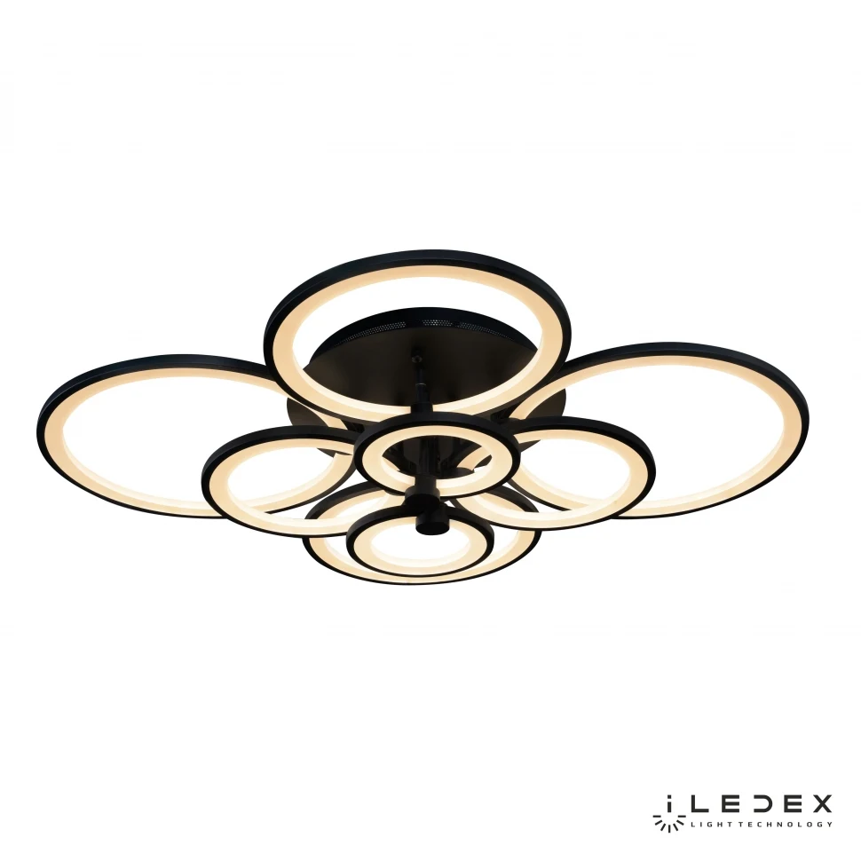 Потолочная люстра ILedex Ring A001/8 BK
