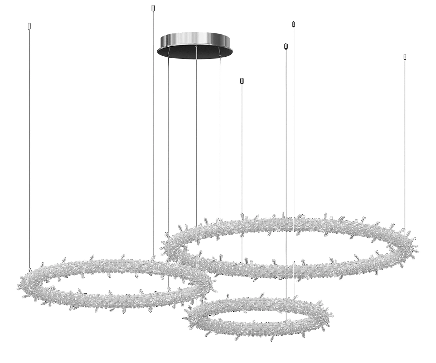 Подвесная люстра KINK Light Лиам 07875-80+60+40P,02(4000K)