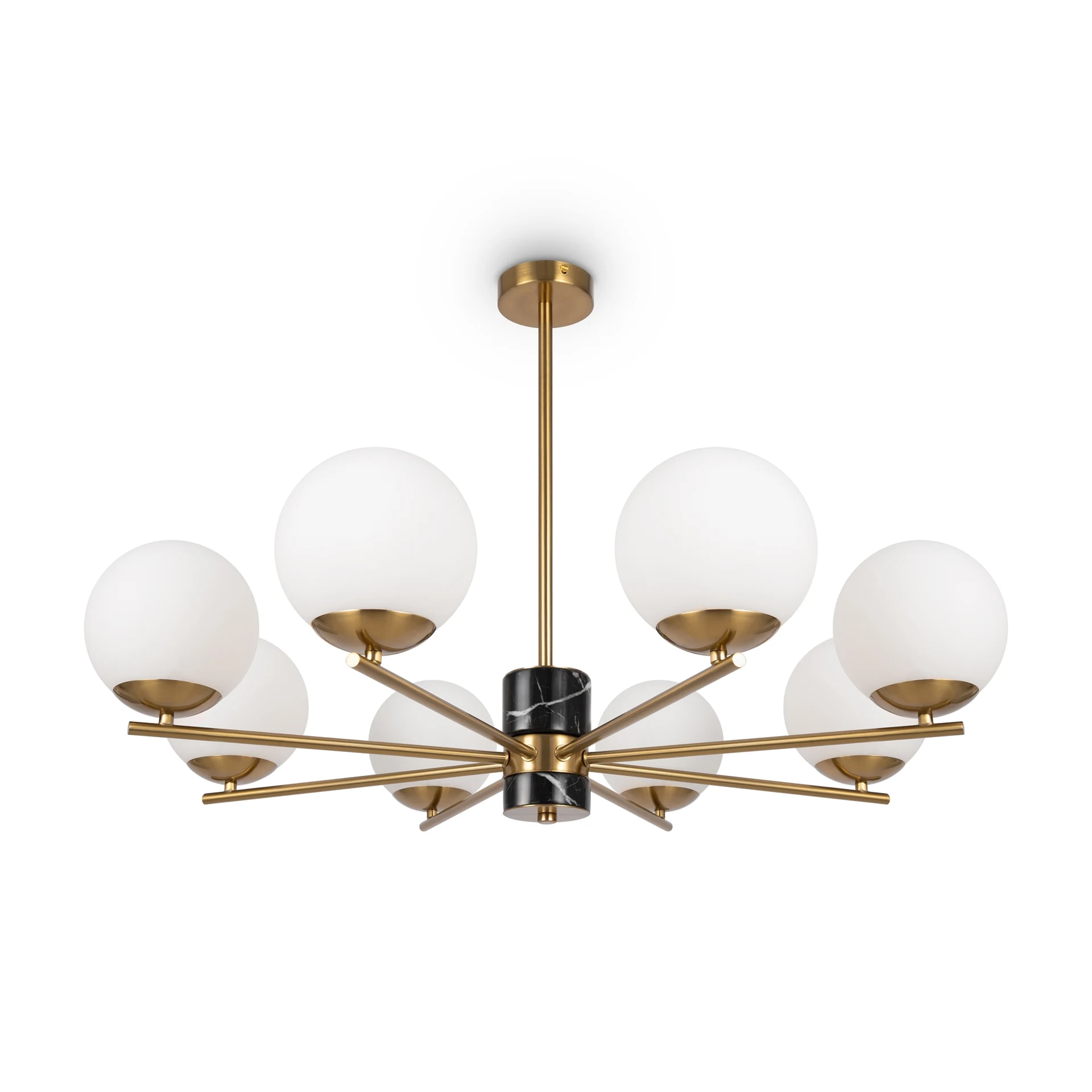 Люстра на штанге Freya Marble FR5230PL-08BS