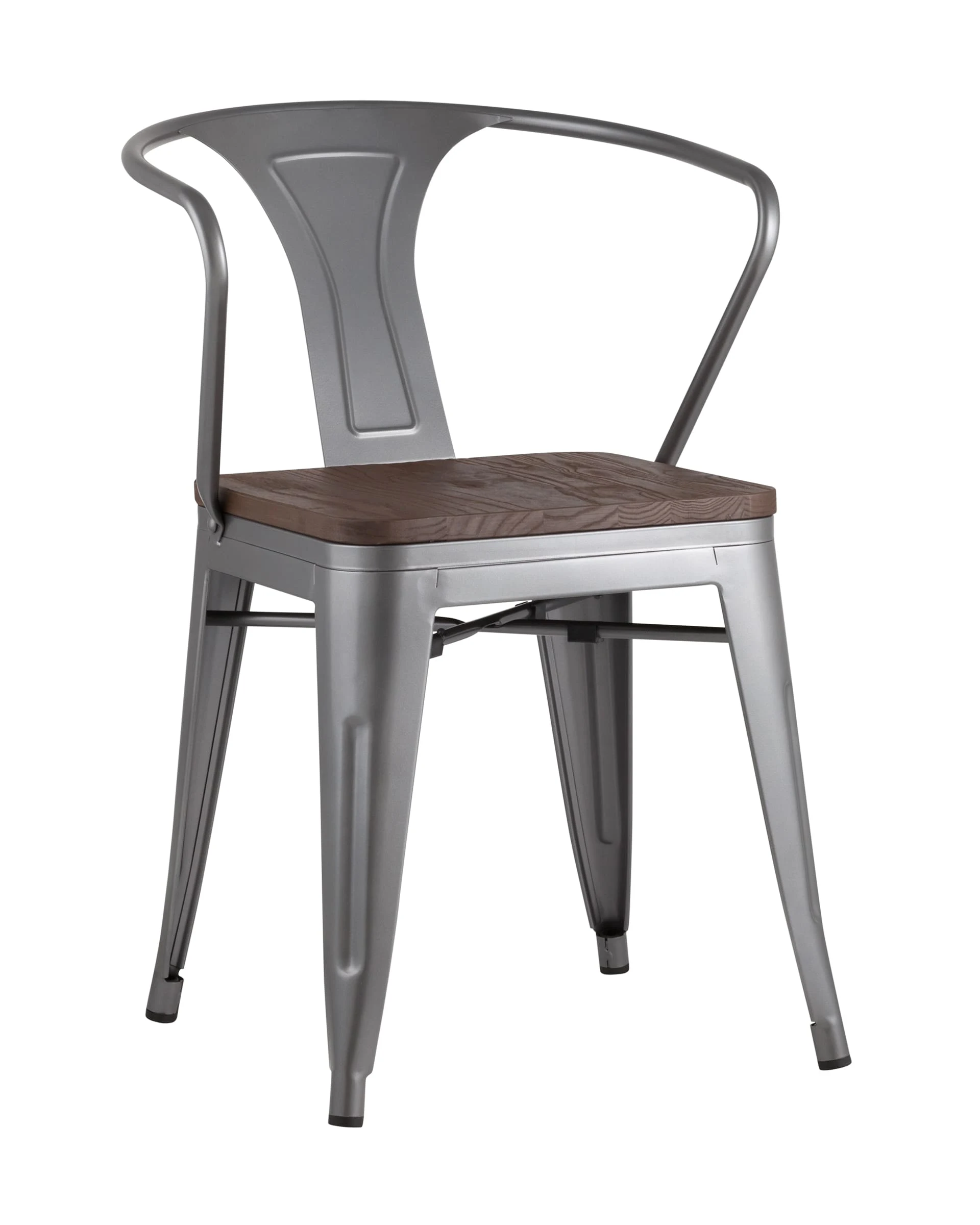 Обеденный стул Stool Group Tolix Arm Wood YD-H440AR-W YG-15
