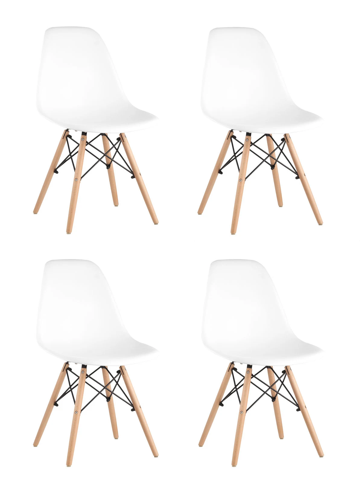Обеденный стул Stool Group DSW 8056PP WHITE X4