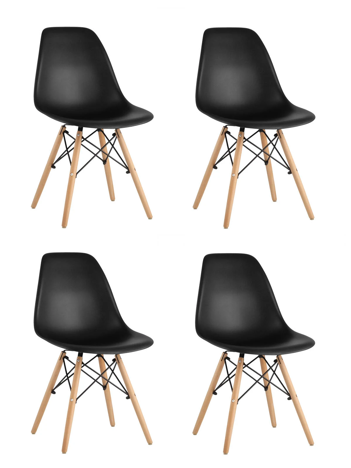 Обеденный стул Stool Group DSW 8056PP BLACK X4