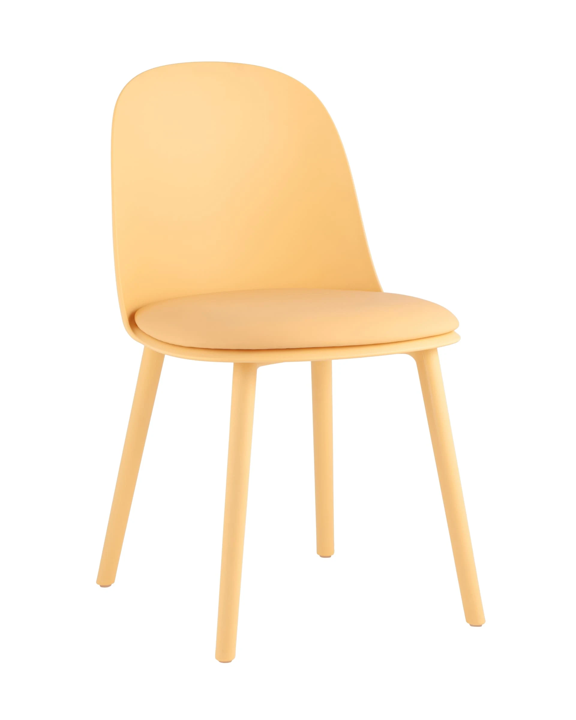 Стул пластиковый Stool Group Fog SL-7022DP yellow 70139