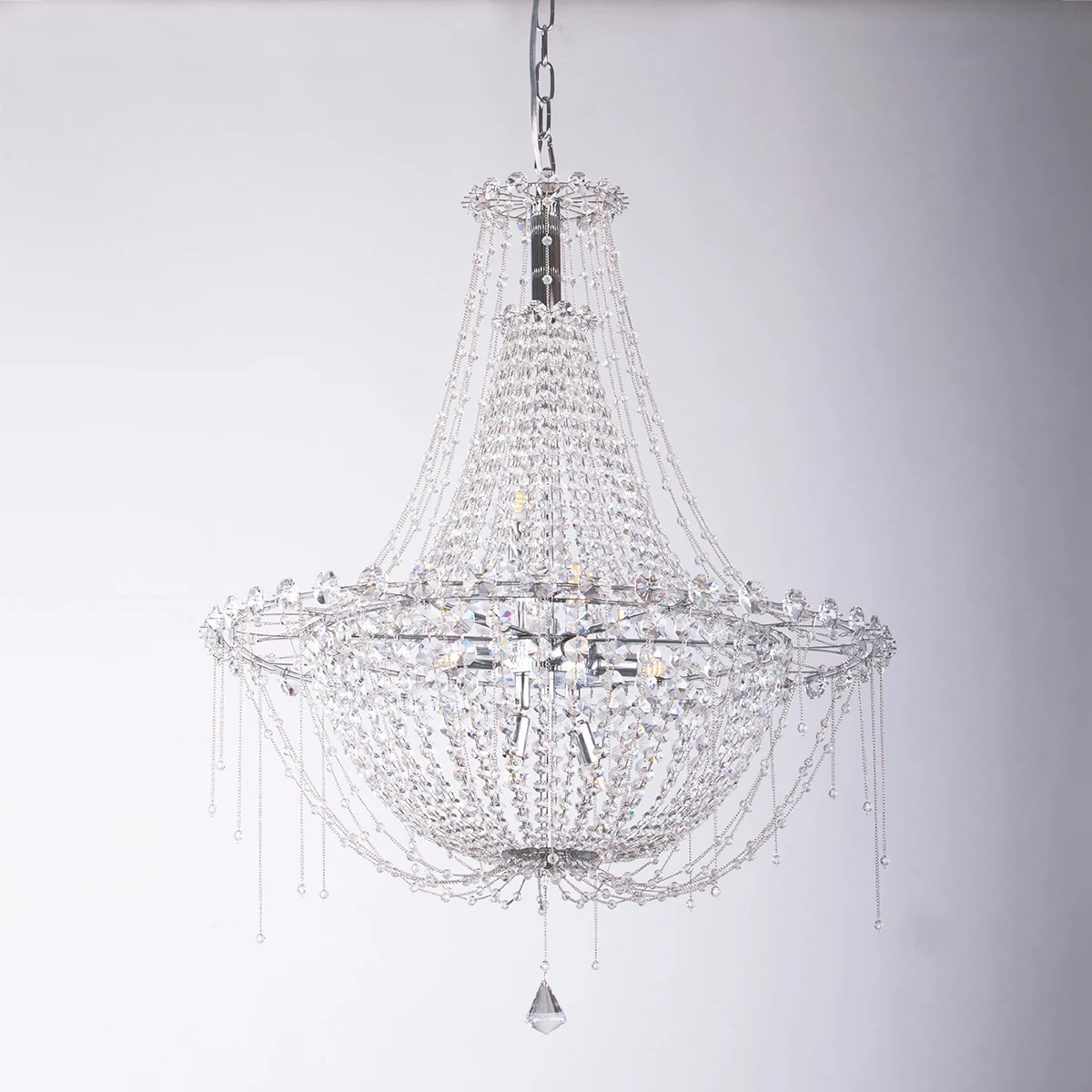 Подвесная люстра Delight Collection MD8319 MD8319-12A chrome