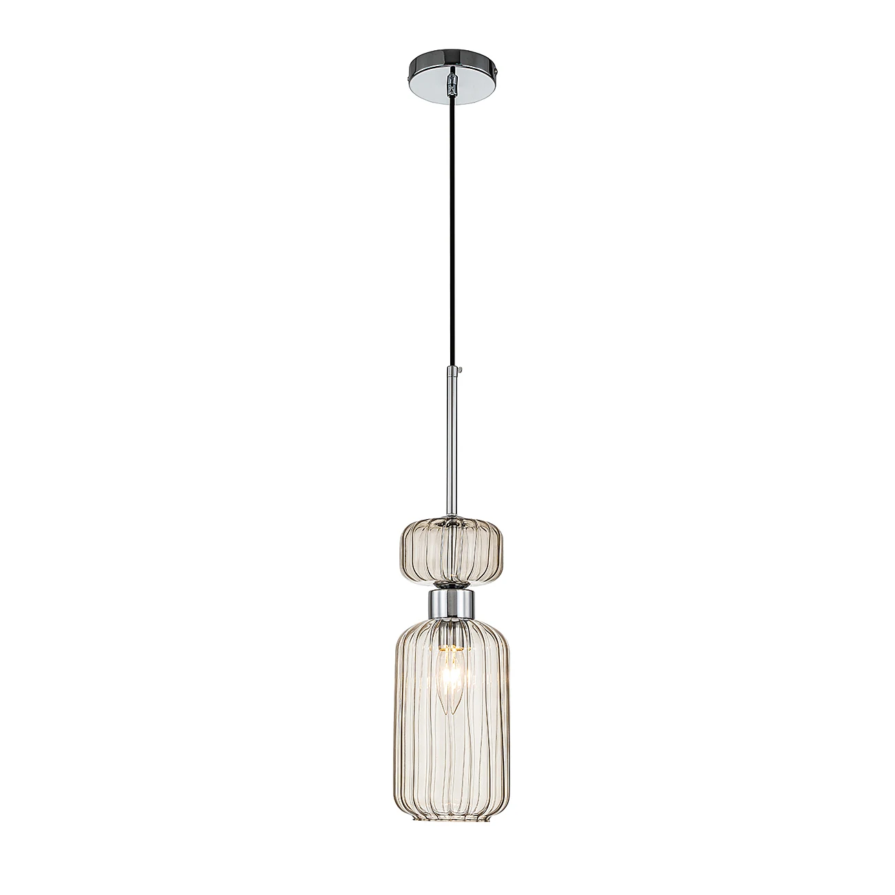 Светильник подвесной Escada Gloss 1141/1S Chrome/Beige