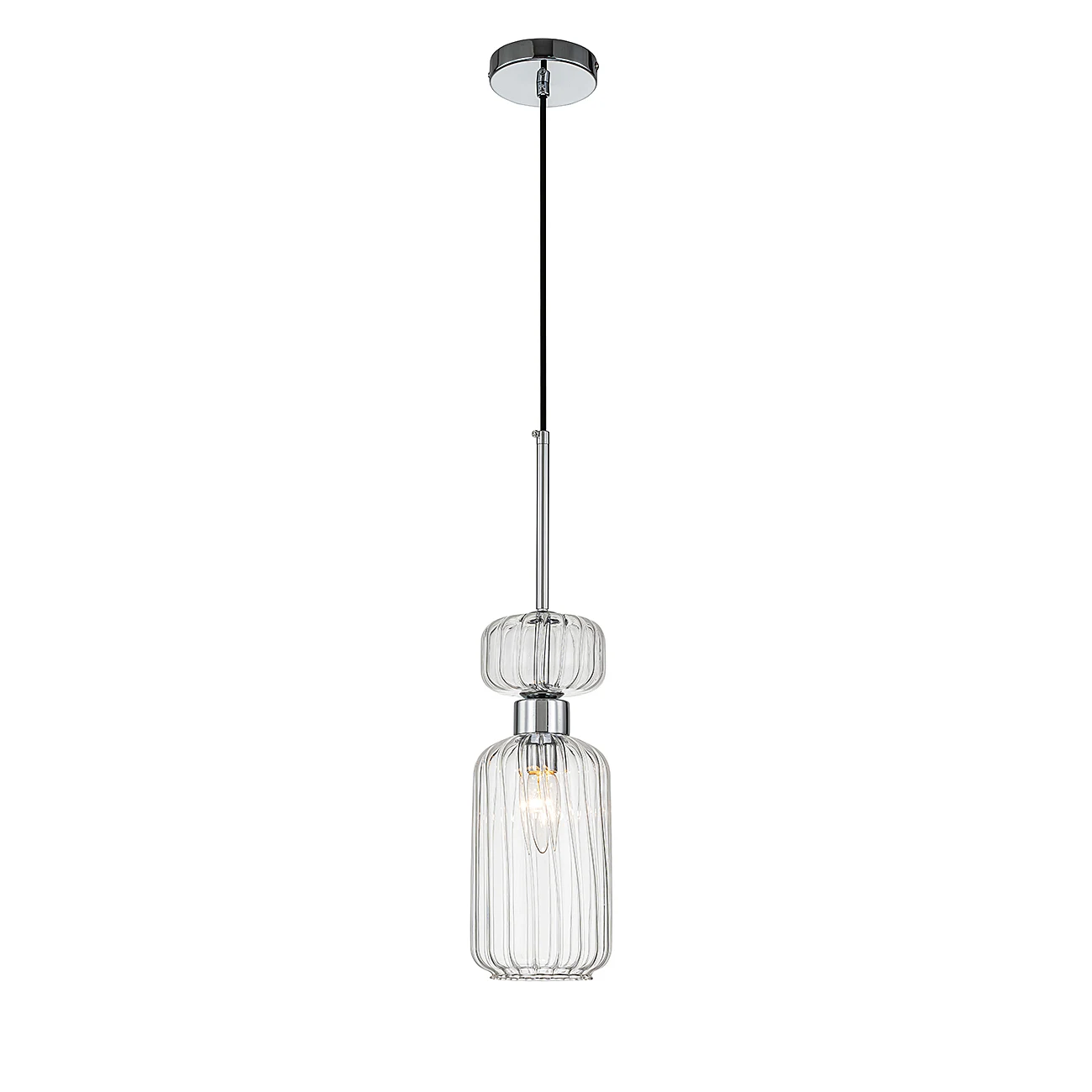 Светильник подвесной Escada Gloss 1141/1S Chrome/Clear