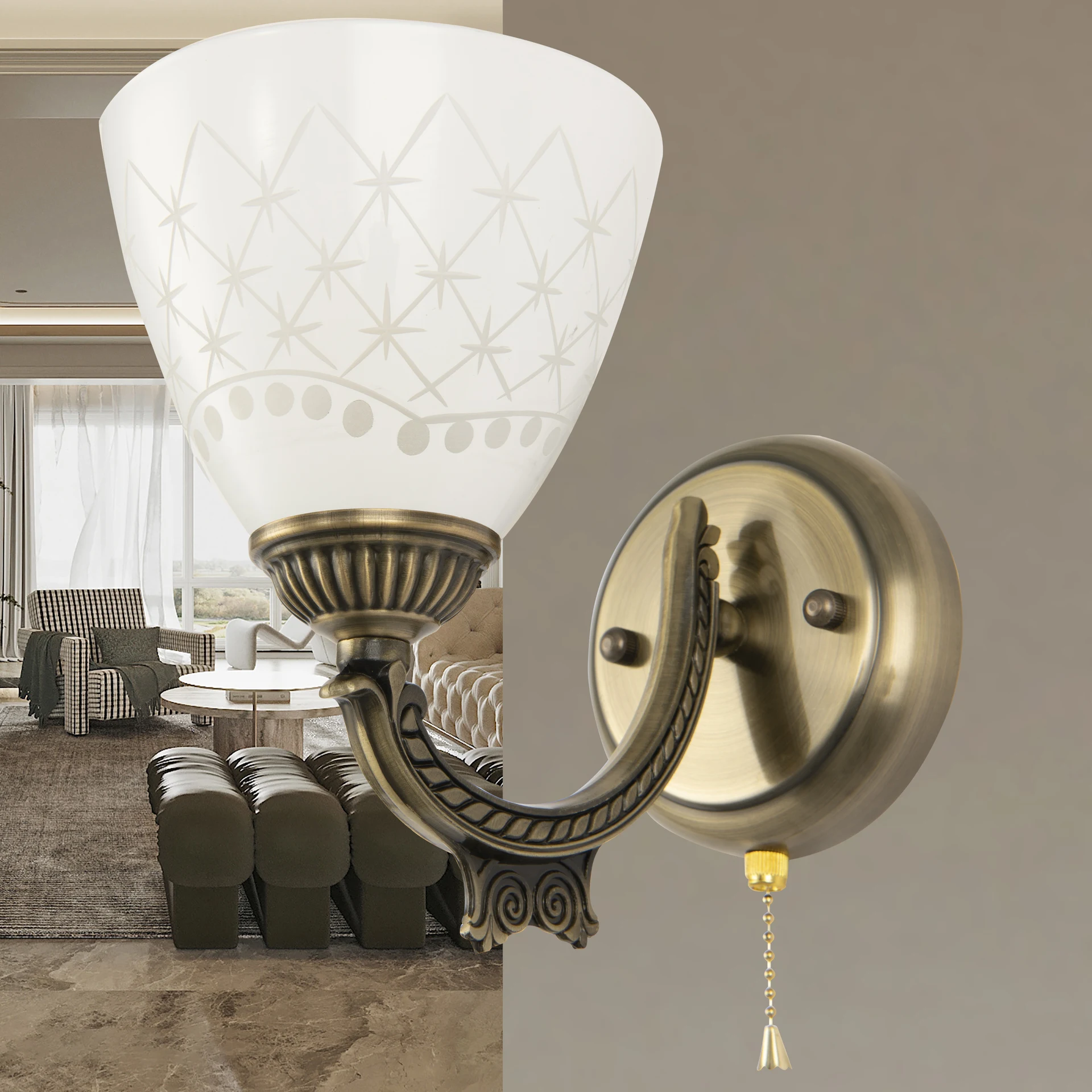Настенное бра Arte Milano Am343837 343837/1W AB